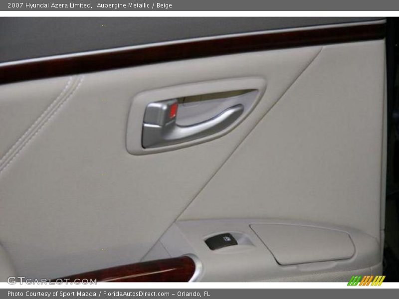 Aubergine Metallic / Beige 2007 Hyundai Azera Limited