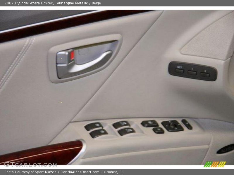 Aubergine Metallic / Beige 2007 Hyundai Azera Limited