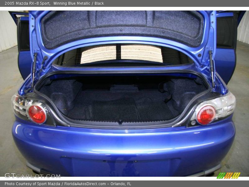 Winning Blue Metallic / Black 2005 Mazda RX-8 Sport