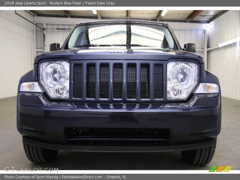 Modern Blue Pearl / Pastel Slate Gray 2008 Jeep Liberty Sport