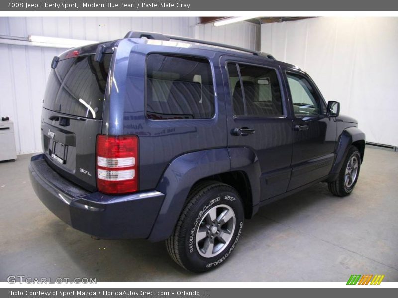 Modern Blue Pearl / Pastel Slate Gray 2008 Jeep Liberty Sport