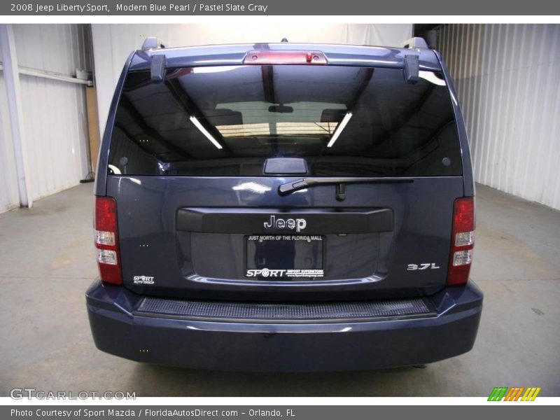 Modern Blue Pearl / Pastel Slate Gray 2008 Jeep Liberty Sport
