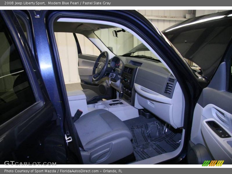 Modern Blue Pearl / Pastel Slate Gray 2008 Jeep Liberty Sport