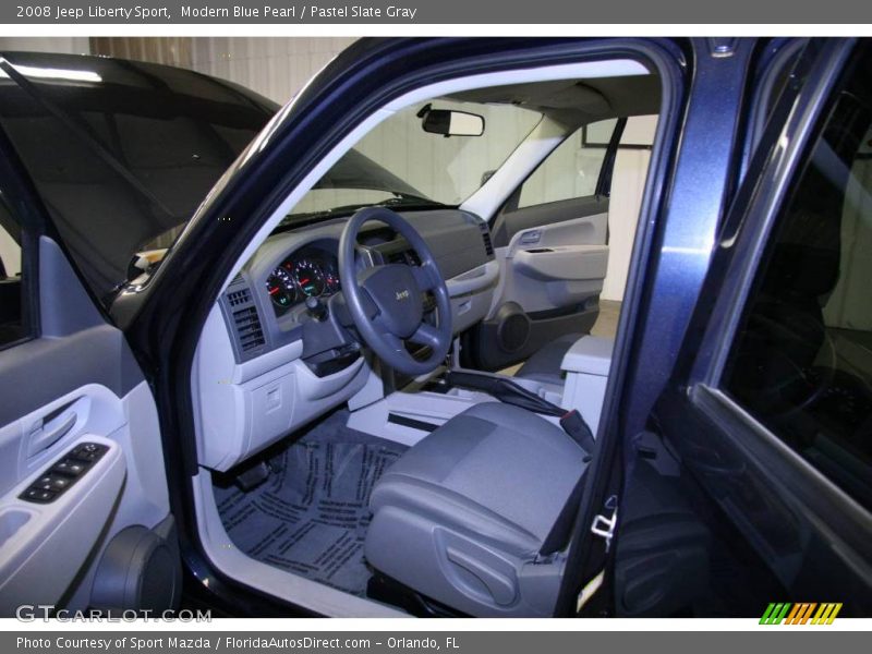 Modern Blue Pearl / Pastel Slate Gray 2008 Jeep Liberty Sport