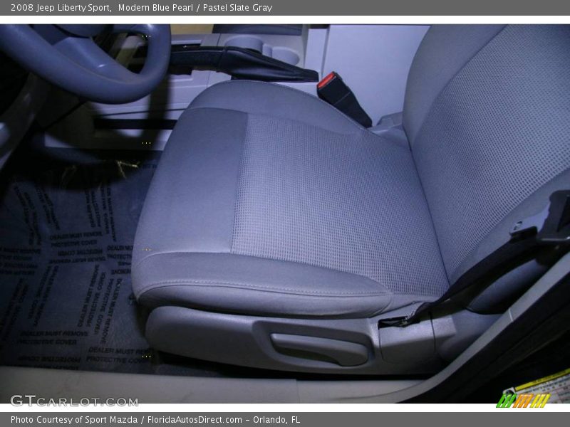 Modern Blue Pearl / Pastel Slate Gray 2008 Jeep Liberty Sport