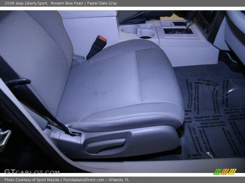 Modern Blue Pearl / Pastel Slate Gray 2008 Jeep Liberty Sport