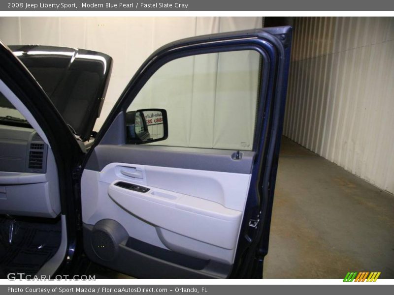 Modern Blue Pearl / Pastel Slate Gray 2008 Jeep Liberty Sport