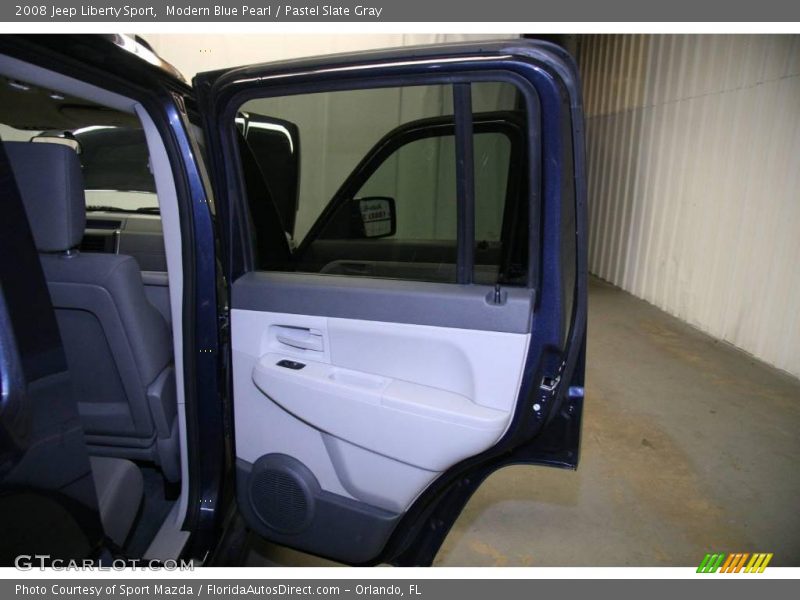 Modern Blue Pearl / Pastel Slate Gray 2008 Jeep Liberty Sport