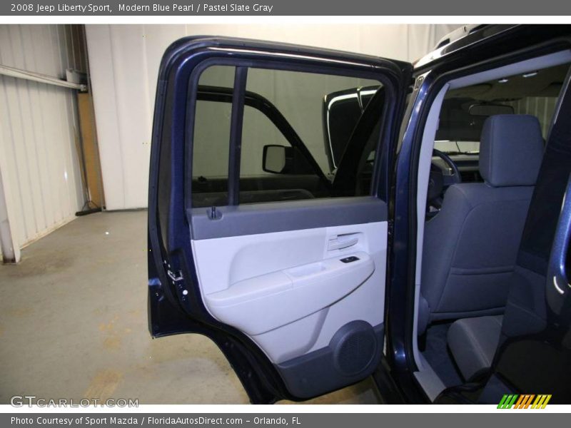 Modern Blue Pearl / Pastel Slate Gray 2008 Jeep Liberty Sport
