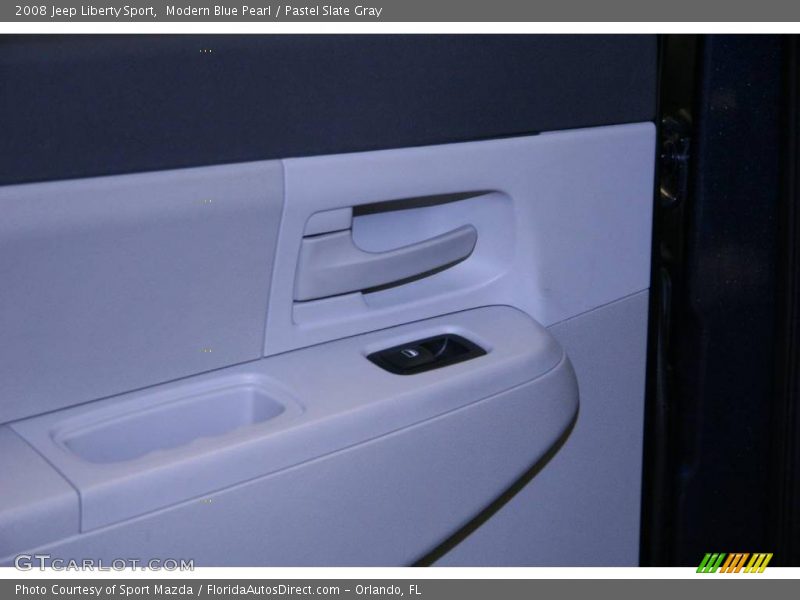 Modern Blue Pearl / Pastel Slate Gray 2008 Jeep Liberty Sport