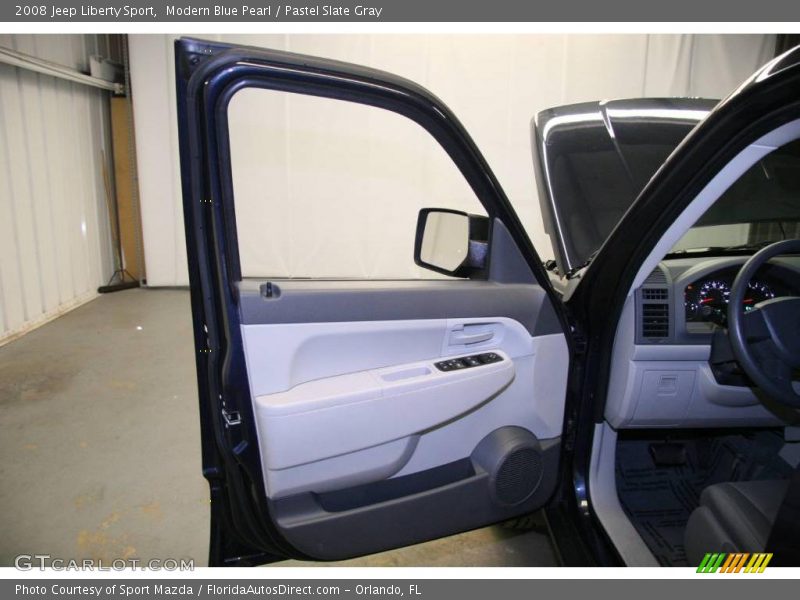 Modern Blue Pearl / Pastel Slate Gray 2008 Jeep Liberty Sport