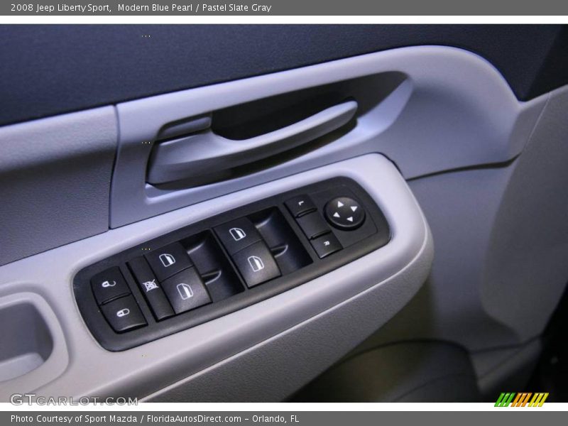 Modern Blue Pearl / Pastel Slate Gray 2008 Jeep Liberty Sport