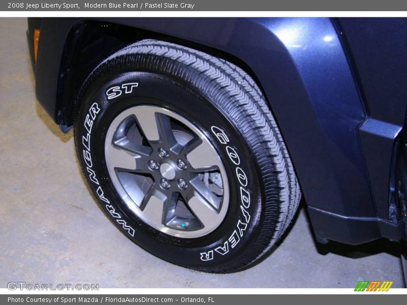 Modern Blue Pearl / Pastel Slate Gray 2008 Jeep Liberty Sport