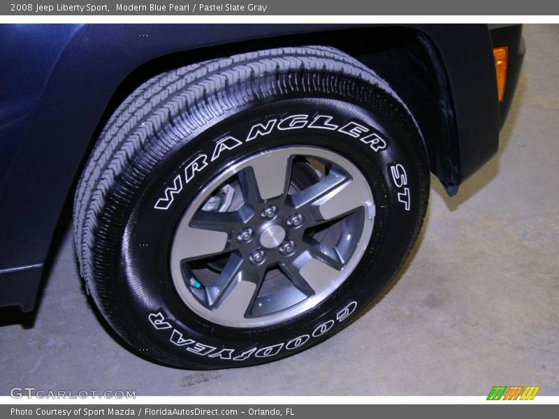 Modern Blue Pearl / Pastel Slate Gray 2008 Jeep Liberty Sport