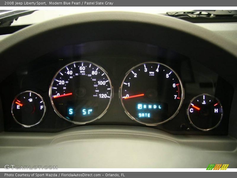 Modern Blue Pearl / Pastel Slate Gray 2008 Jeep Liberty Sport