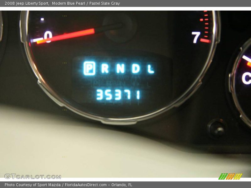 Modern Blue Pearl / Pastel Slate Gray 2008 Jeep Liberty Sport