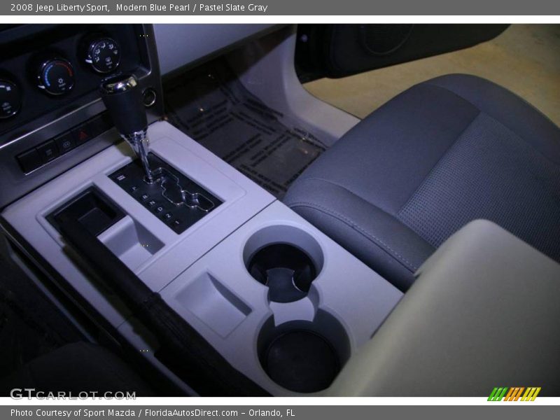 Modern Blue Pearl / Pastel Slate Gray 2008 Jeep Liberty Sport