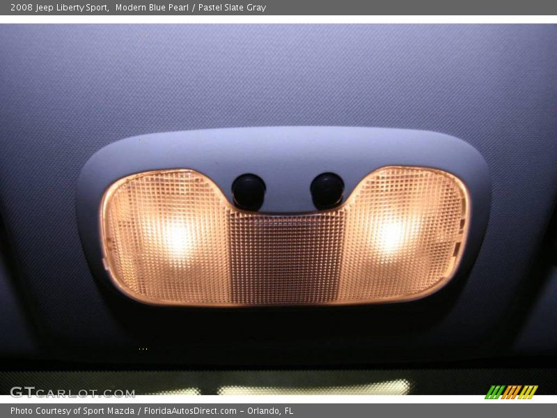 Modern Blue Pearl / Pastel Slate Gray 2008 Jeep Liberty Sport