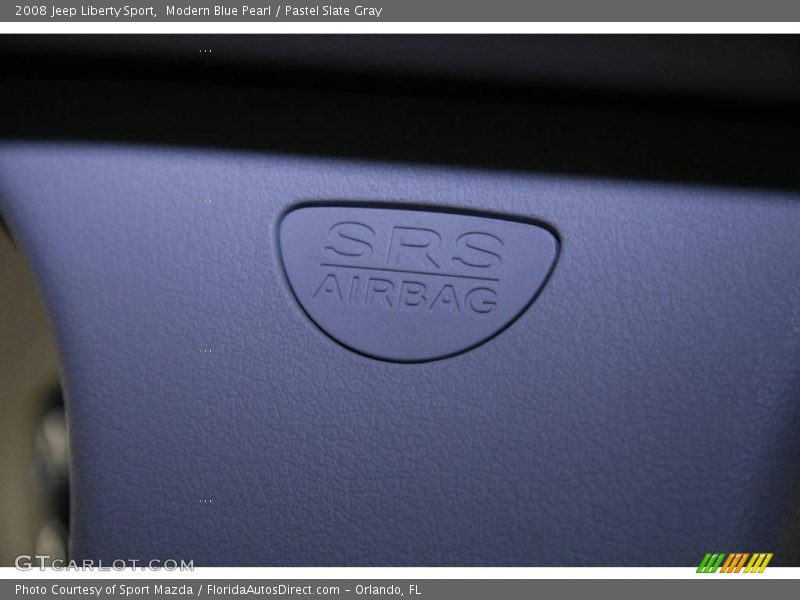 Modern Blue Pearl / Pastel Slate Gray 2008 Jeep Liberty Sport