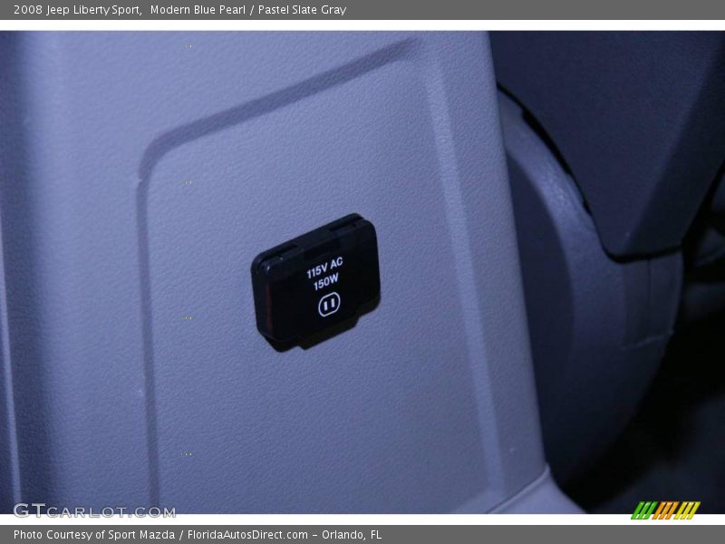 Modern Blue Pearl / Pastel Slate Gray 2008 Jeep Liberty Sport