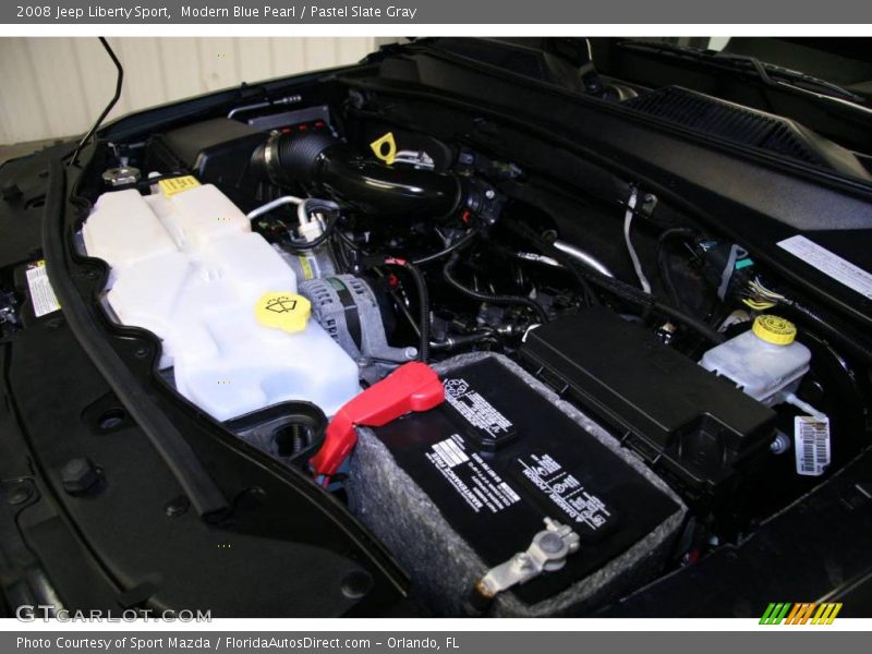 Modern Blue Pearl / Pastel Slate Gray 2008 Jeep Liberty Sport
