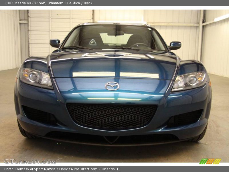 Phantom Blue Mica / Black 2007 Mazda RX-8 Sport