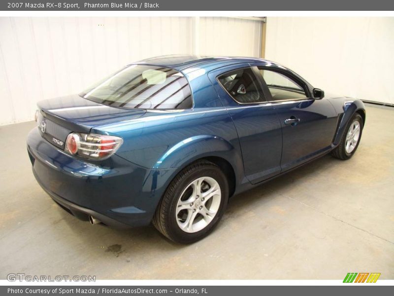 Phantom Blue Mica / Black 2007 Mazda RX-8 Sport