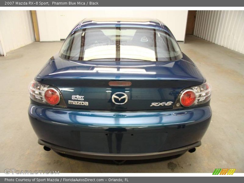 Phantom Blue Mica / Black 2007 Mazda RX-8 Sport