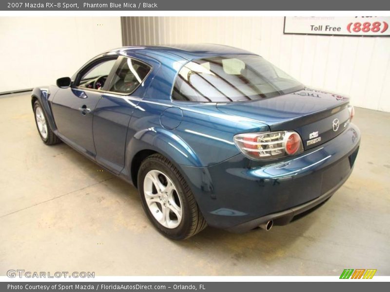Phantom Blue Mica / Black 2007 Mazda RX-8 Sport