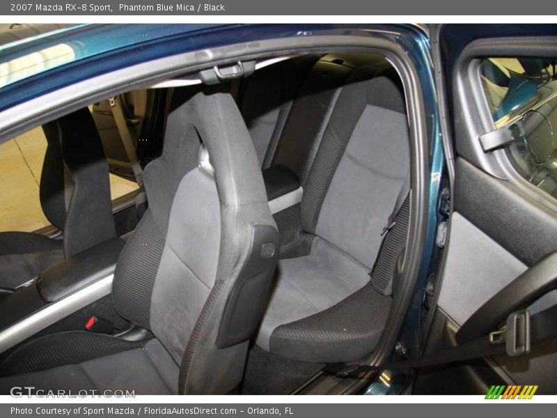 Phantom Blue Mica / Black 2007 Mazda RX-8 Sport