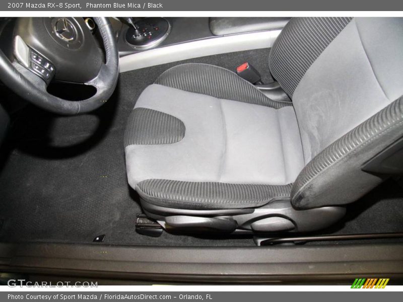 Phantom Blue Mica / Black 2007 Mazda RX-8 Sport