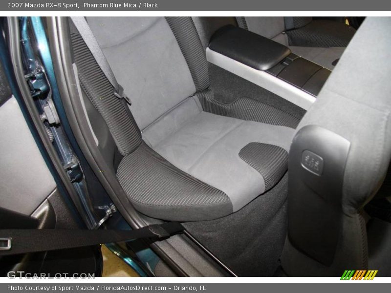 Phantom Blue Mica / Black 2007 Mazda RX-8 Sport