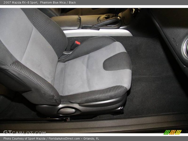 Phantom Blue Mica / Black 2007 Mazda RX-8 Sport