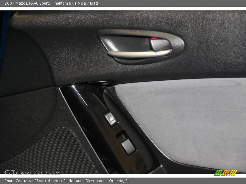 Phantom Blue Mica / Black 2007 Mazda RX-8 Sport