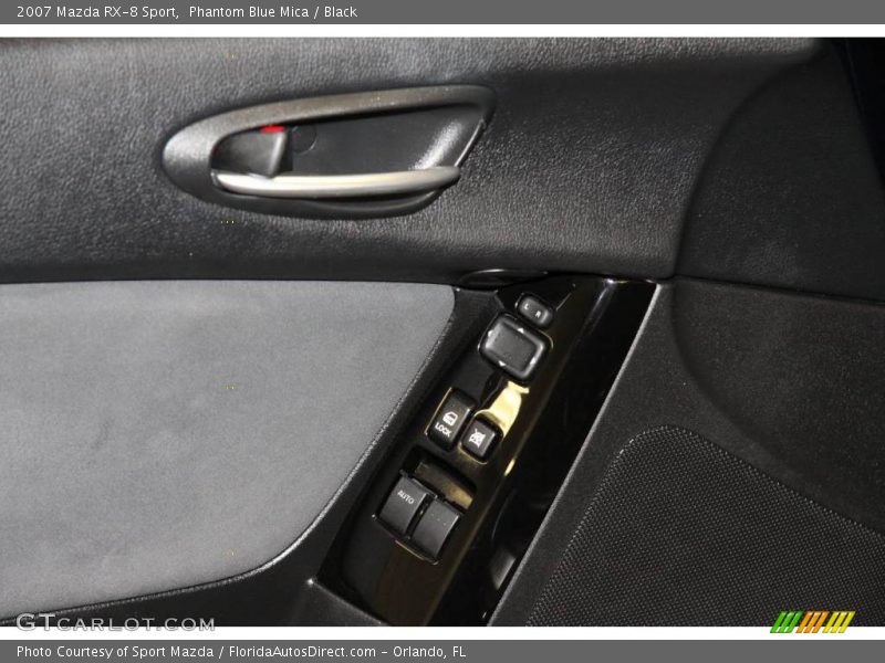 Phantom Blue Mica / Black 2007 Mazda RX-8 Sport