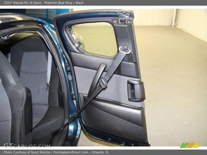Phantom Blue Mica / Black 2007 Mazda RX-8 Sport