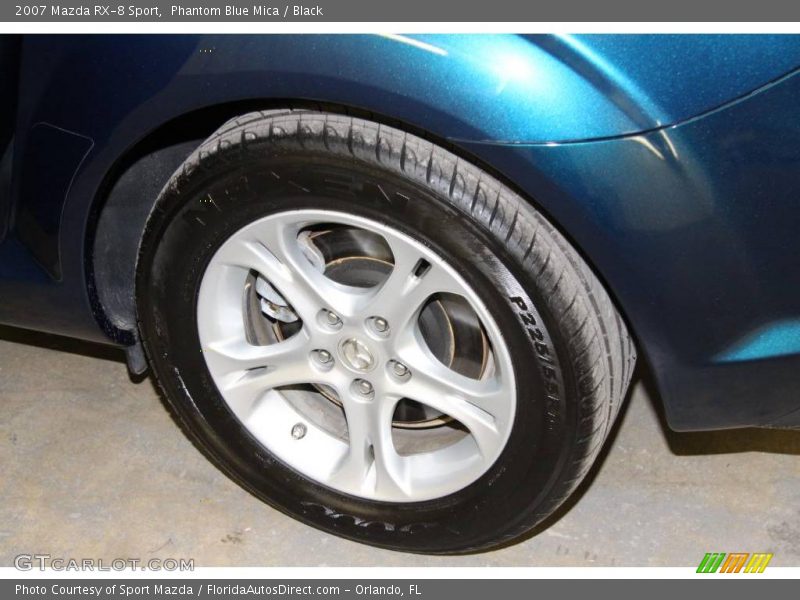 Phantom Blue Mica / Black 2007 Mazda RX-8 Sport