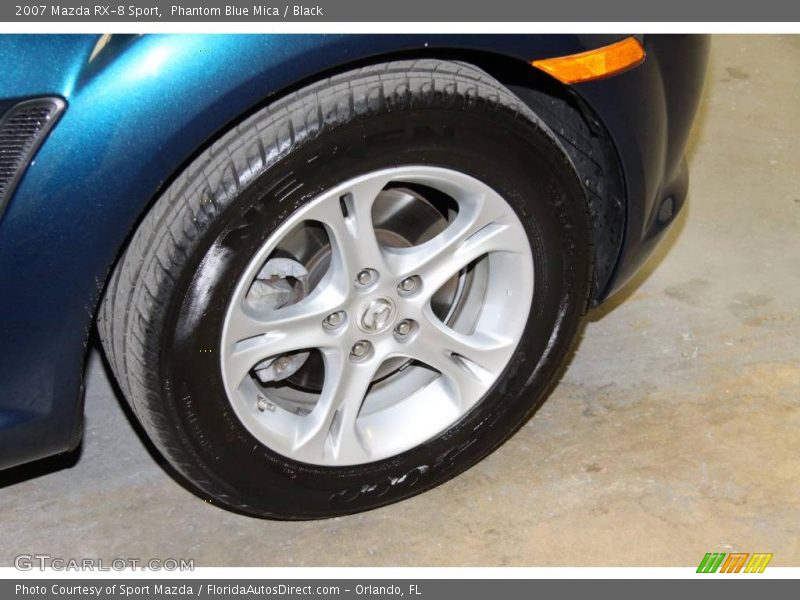 Phantom Blue Mica / Black 2007 Mazda RX-8 Sport