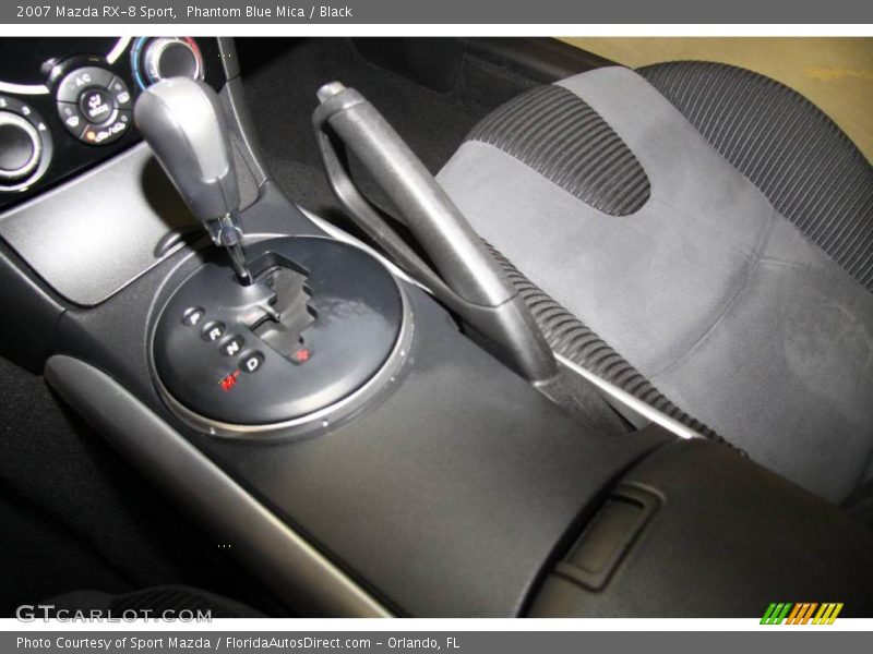 Phantom Blue Mica / Black 2007 Mazda RX-8 Sport