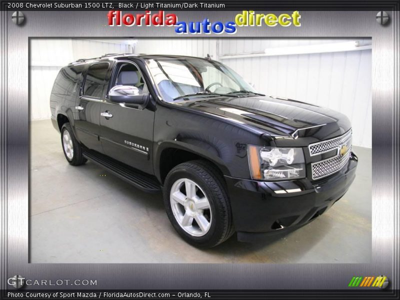Black / Light Titanium/Dark Titanium 2008 Chevrolet Suburban 1500 LTZ