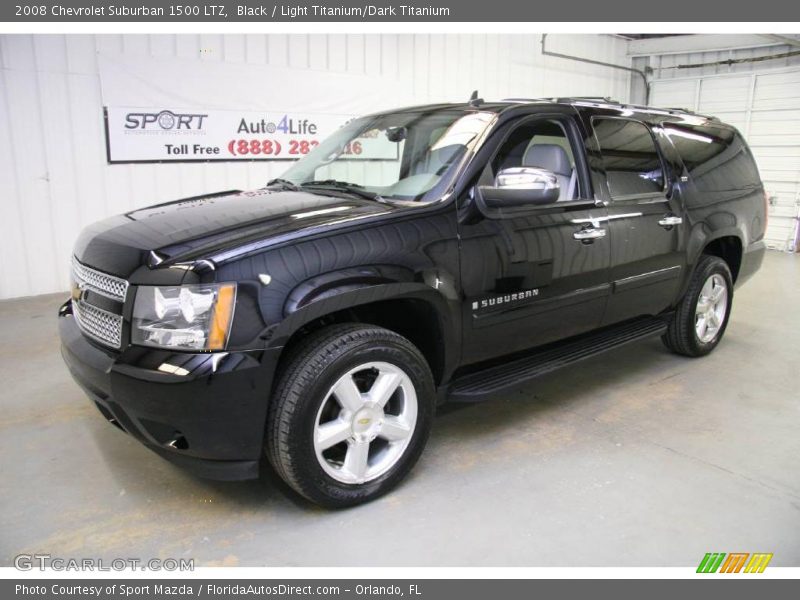 Black / Light Titanium/Dark Titanium 2008 Chevrolet Suburban 1500 LTZ