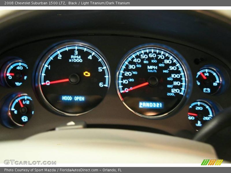 Black / Light Titanium/Dark Titanium 2008 Chevrolet Suburban 1500 LTZ