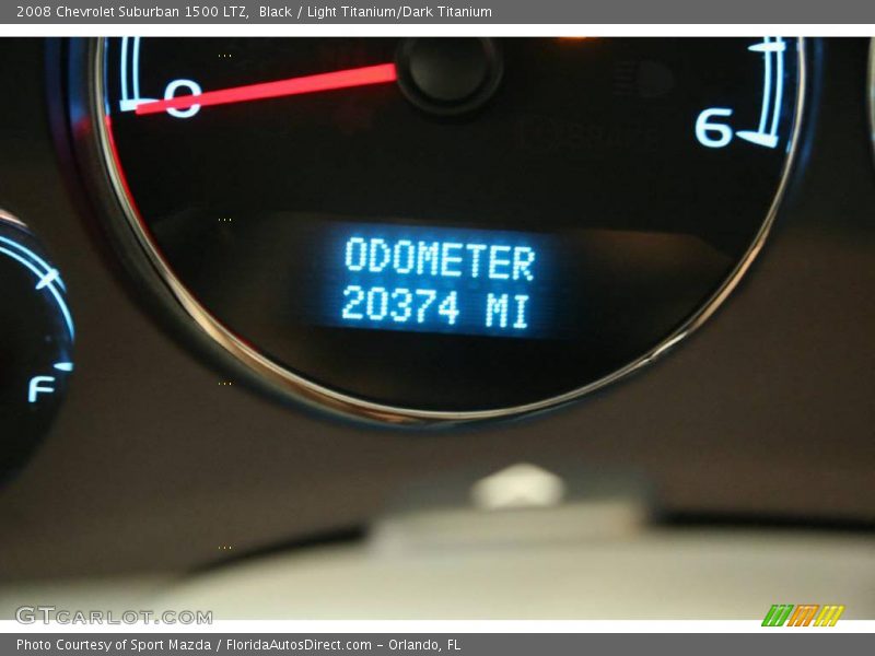 Black / Light Titanium/Dark Titanium 2008 Chevrolet Suburban 1500 LTZ