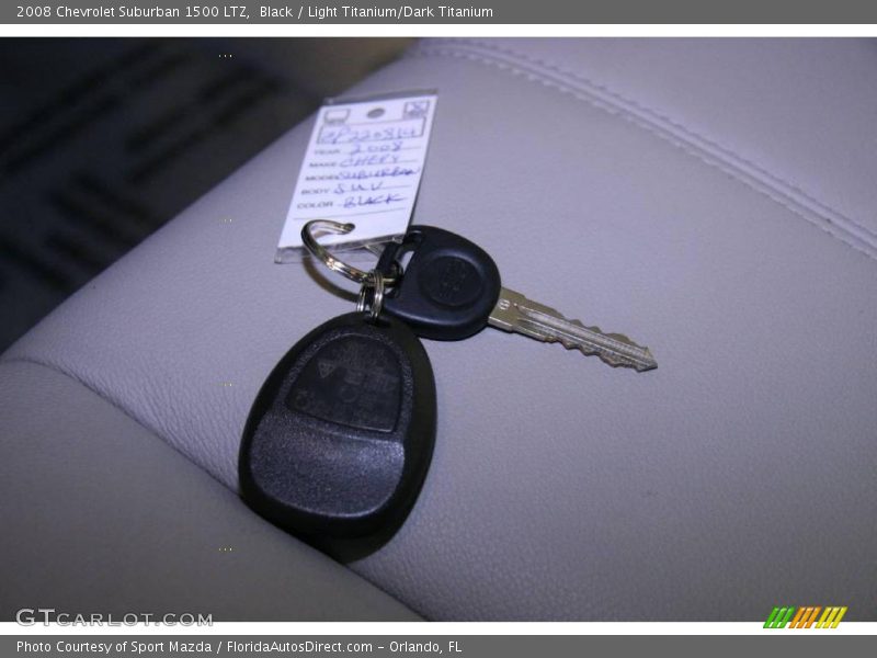 Black / Light Titanium/Dark Titanium 2008 Chevrolet Suburban 1500 LTZ