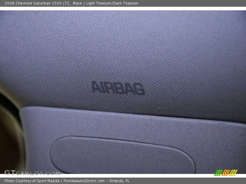 Black / Light Titanium/Dark Titanium 2008 Chevrolet Suburban 1500 LTZ