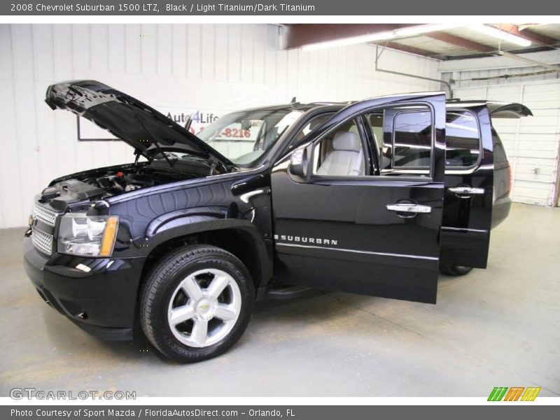 Black / Light Titanium/Dark Titanium 2008 Chevrolet Suburban 1500 LTZ