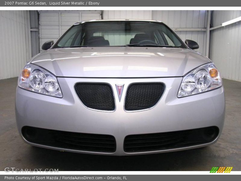 Liquid Silver Metallic / Ebony 2007 Pontiac G6 Sedan