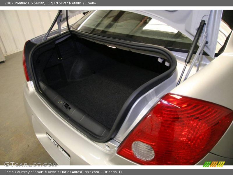 Liquid Silver Metallic / Ebony 2007 Pontiac G6 Sedan