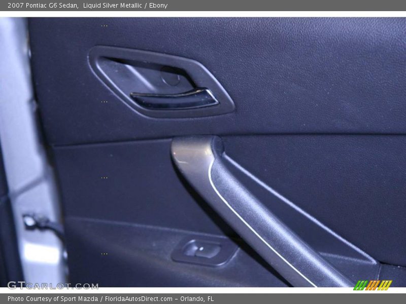 Liquid Silver Metallic / Ebony 2007 Pontiac G6 Sedan