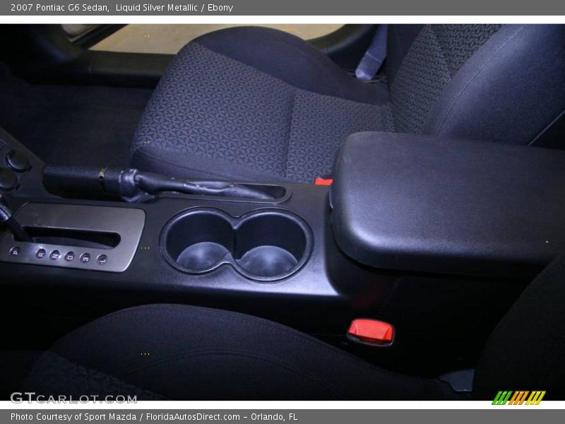 Liquid Silver Metallic / Ebony 2007 Pontiac G6 Sedan
